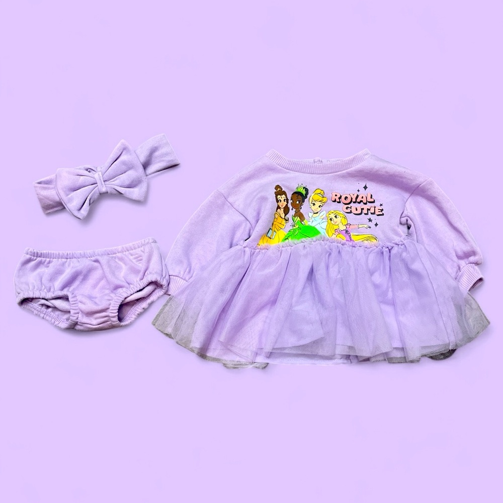 Disney Princess Dress for 0-3 Months
